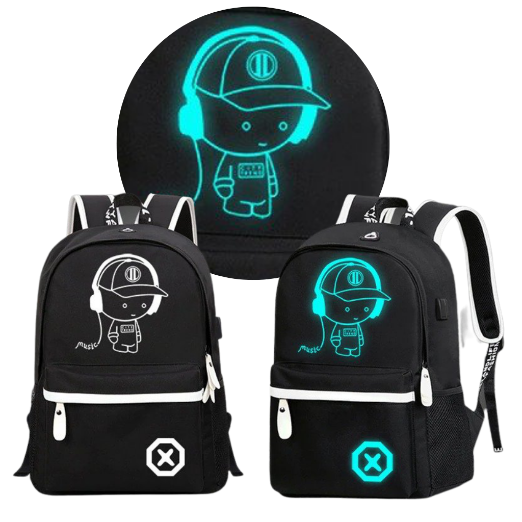 Sac à dos lumineux pour ordinateur portable - Ozerty