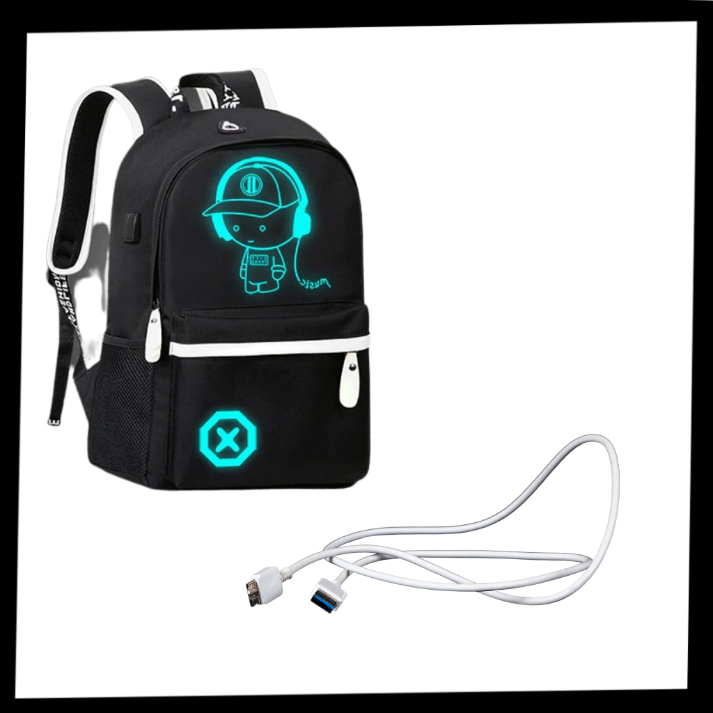 Sac à dos lumineux pour ordinateur portable - Ozerty