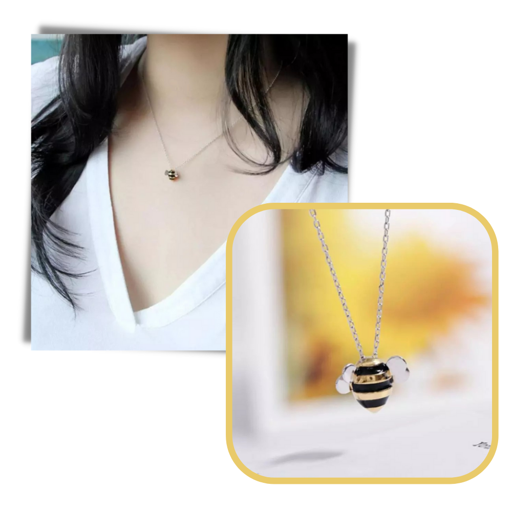 Collier en forme d’abeille  - Ozerty