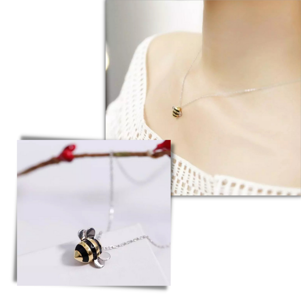 Collier en forme d’abeille  - Ozerty