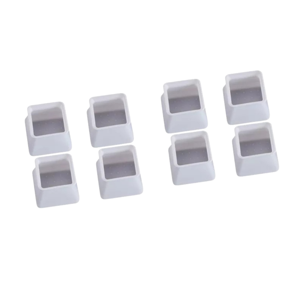 Pack of 8 silicone protectors for furniture legs
