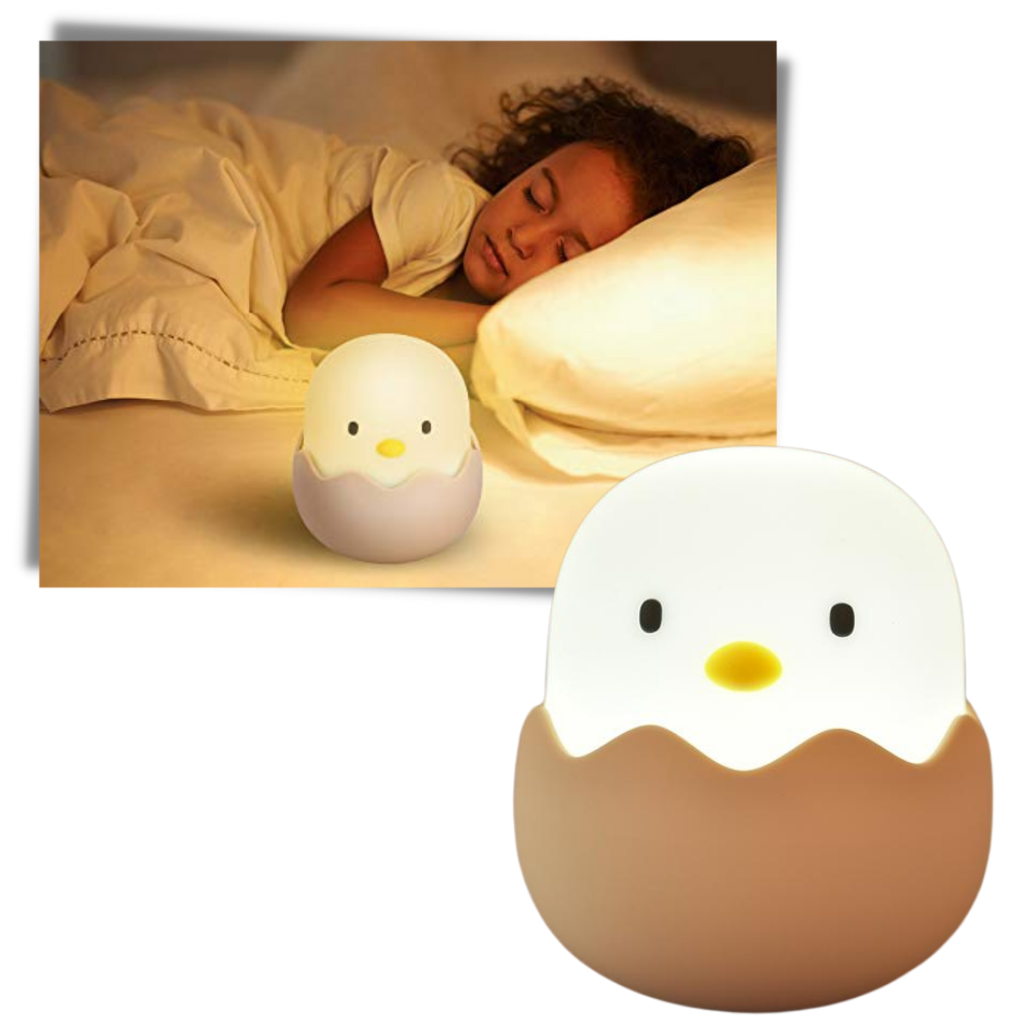 Lampe de nuit en forme de poussin  - Ozerty