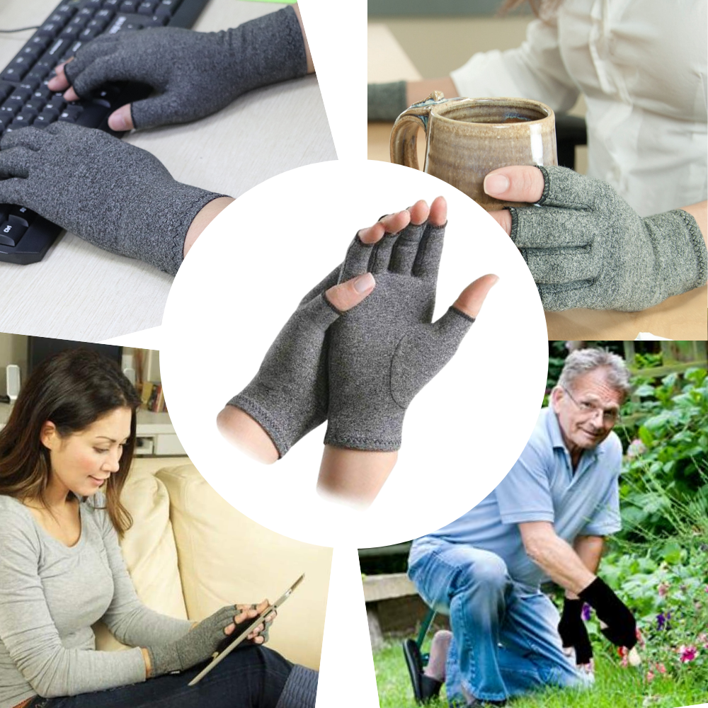 Gants de compression pour le soulagement des douleurs articulaires - Ozerty