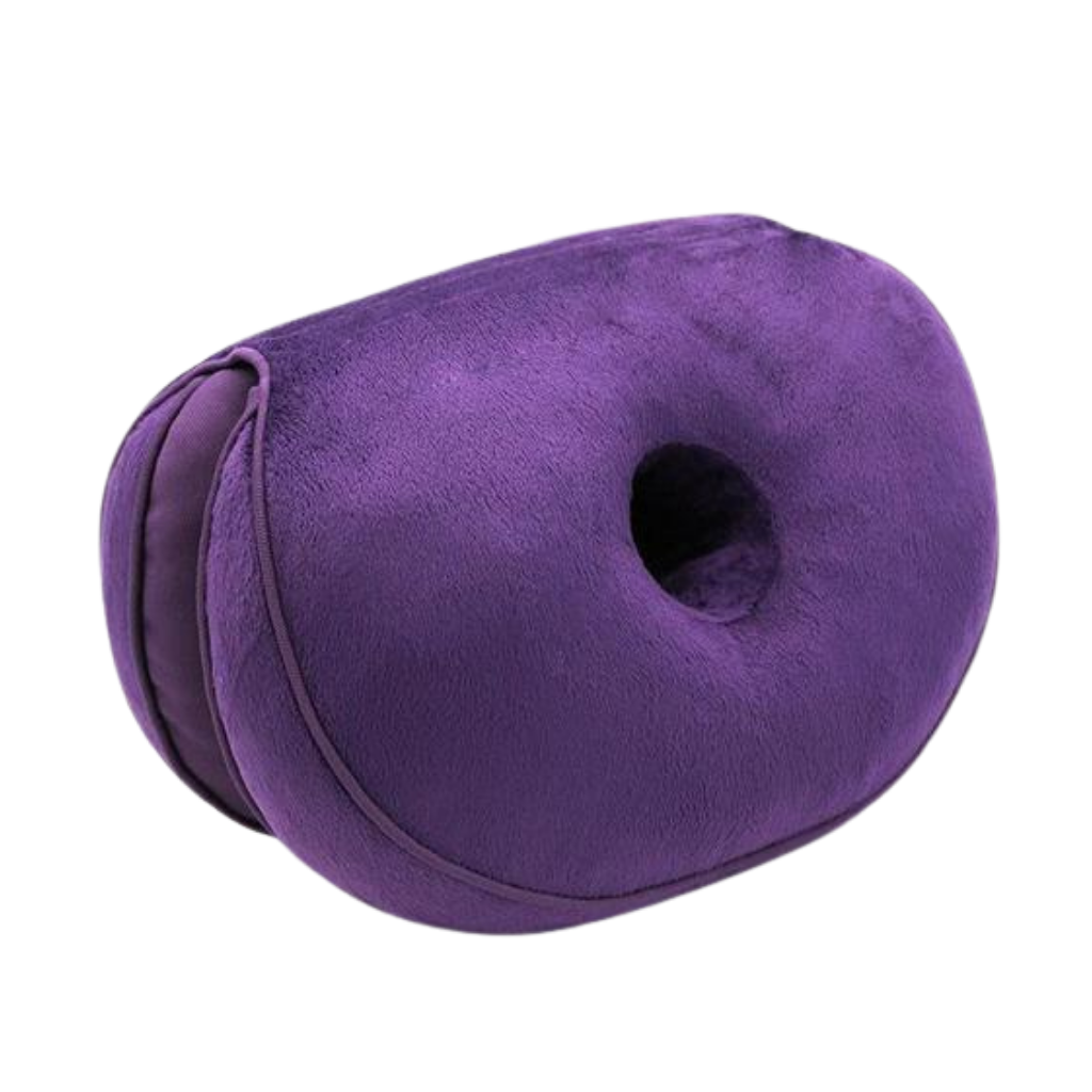 Double seat cushion for buttocks 