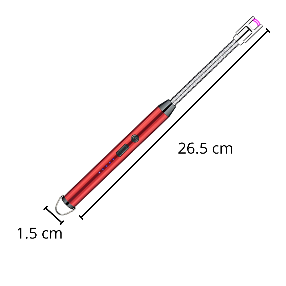 Briquet de cuisine rechargeable et résistant au vent - Ozerty