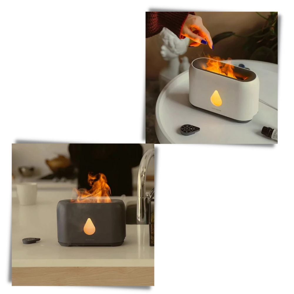 Humidificateur d'air à effet de flammes - Ozerty