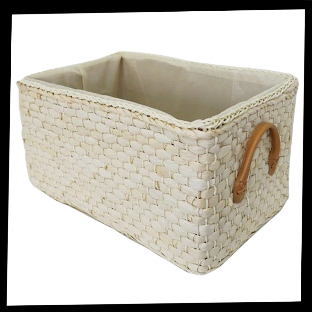 Panier en osier tressé à la main - Ozerty