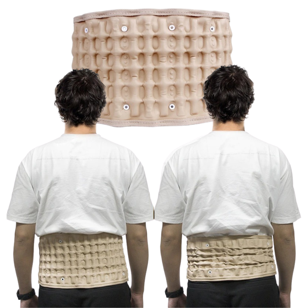 Ceinture de soutien lombaire par décompression gonflable - Ozerty