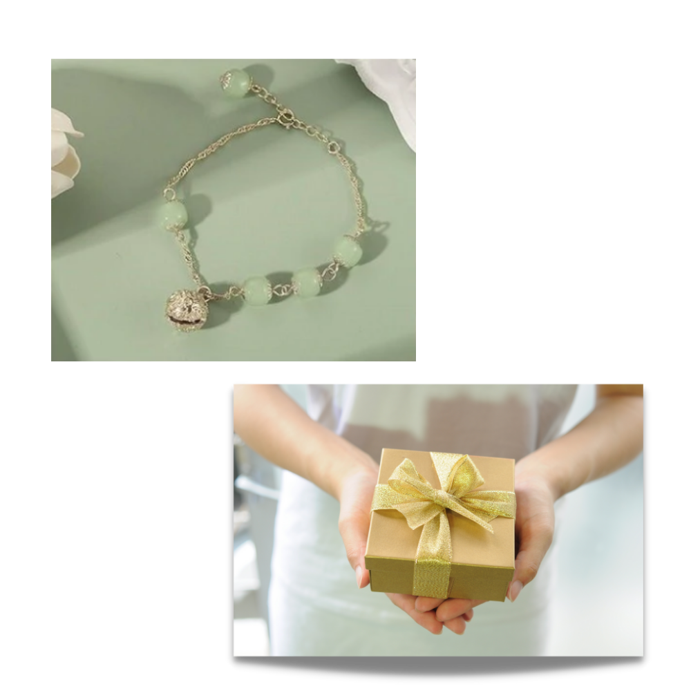 Bracelet à cloche en jade de Hetian - Ozerty