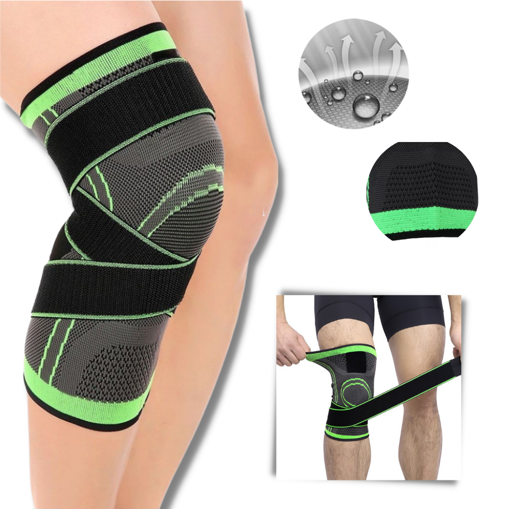 Manchon de compression pour le genou