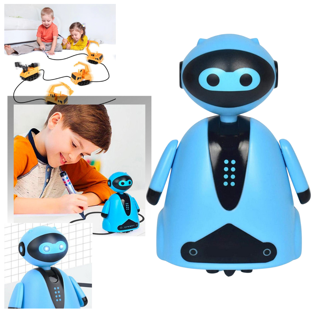 Robot inductif qui suit la ligne du stylo magique