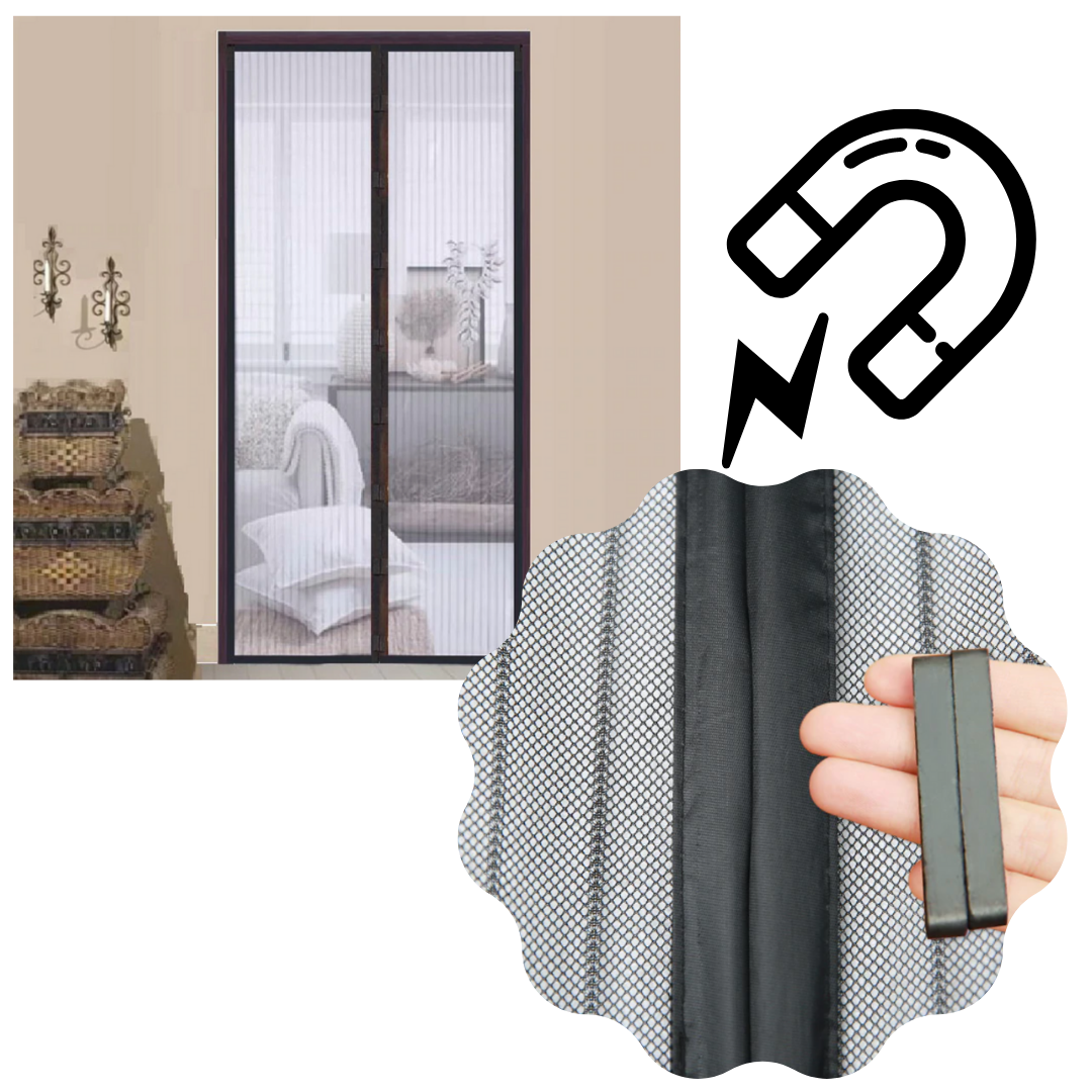 Magnetic screen door