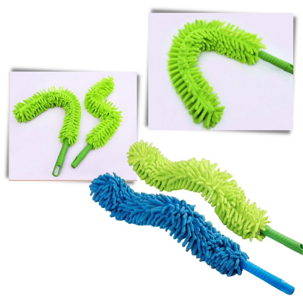 Plumeau de nettoyage flexible en microfibres - Ozerty