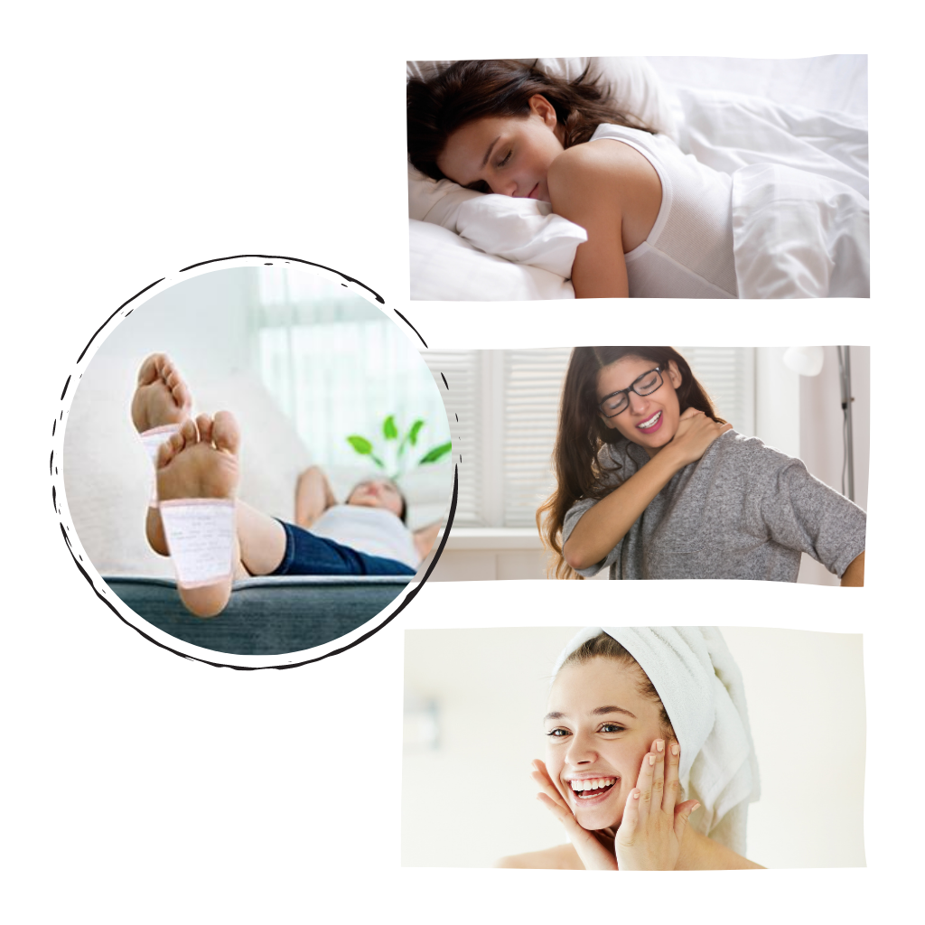 Natural detoxifying foot patches (20pcs)