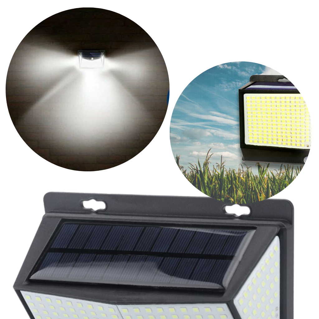 Lampe solaire d'extérieure 468 LED - Ozerty
