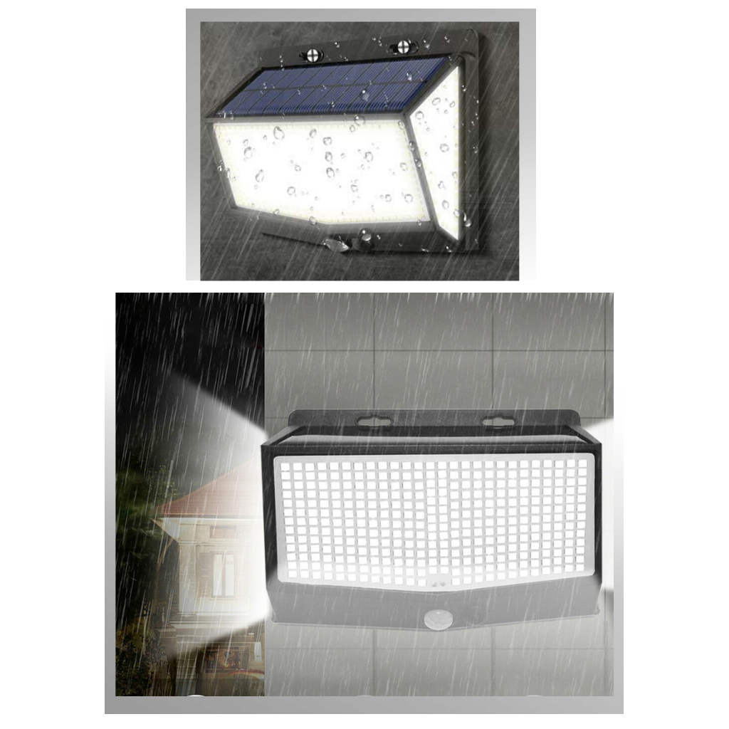 Lampe solaire d'extérieure 468 LED - Ozerty