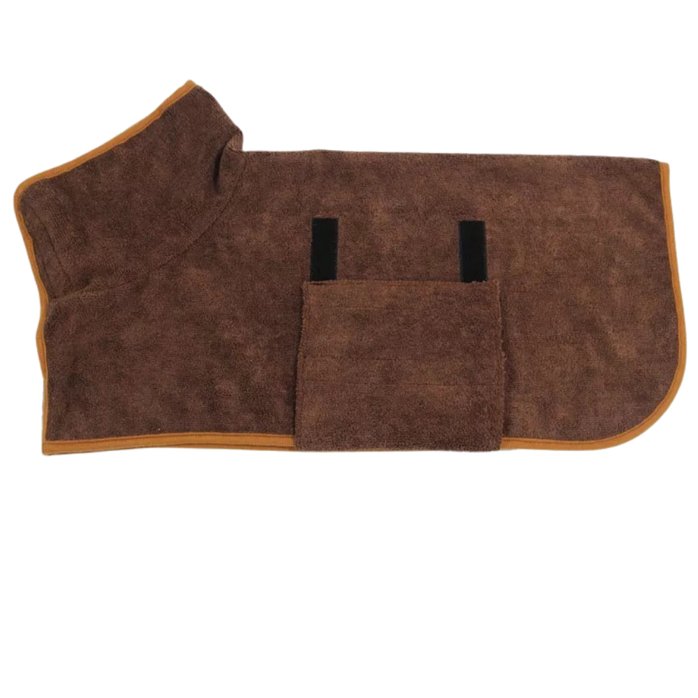 Super absorbent pet bathrobe
