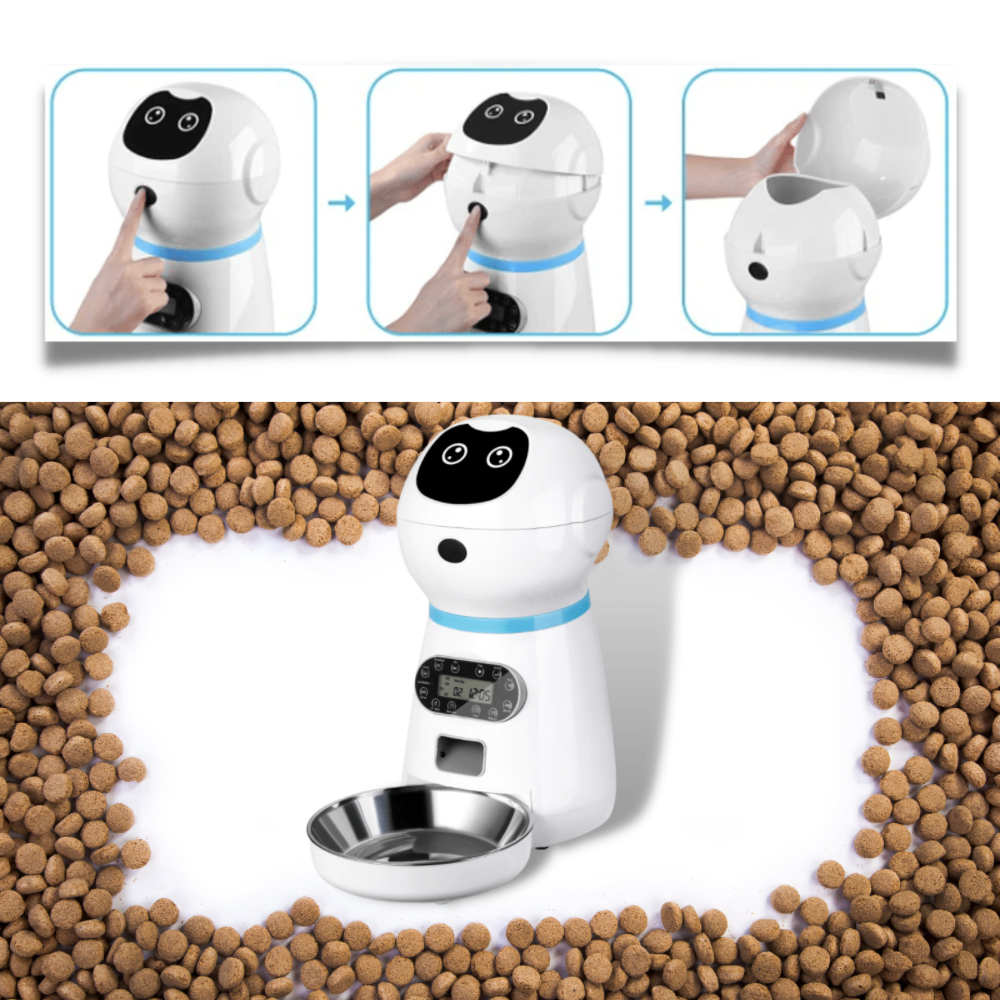 Distributeur automatique de nourriture pour animaux de compagnie - Ozerty