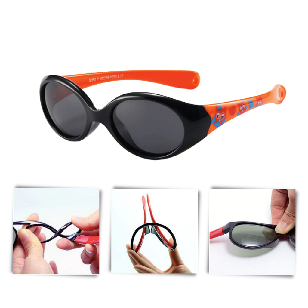Lunettes de soleil polarisées pour bébé avec sangle pour les 0 à 3 ans  - Ozerty