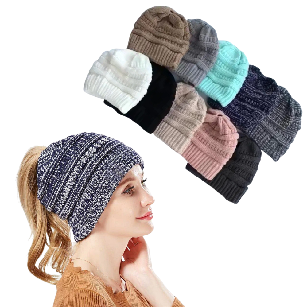 Bonnet pour queue de cheval et chignon en désordre - Ozerty