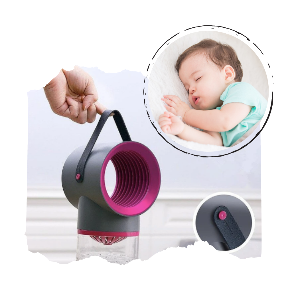 Lampe LED anti moustiques portable