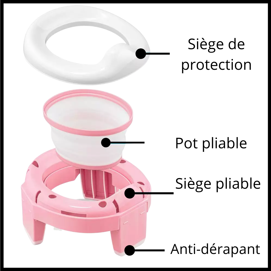 3 in 1 Foldable Potty for Toddlers 