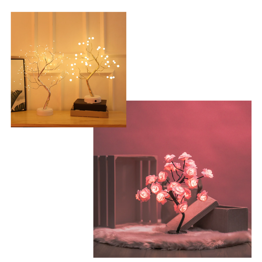 Lampe ravissante en forme de rosier - Ozerty