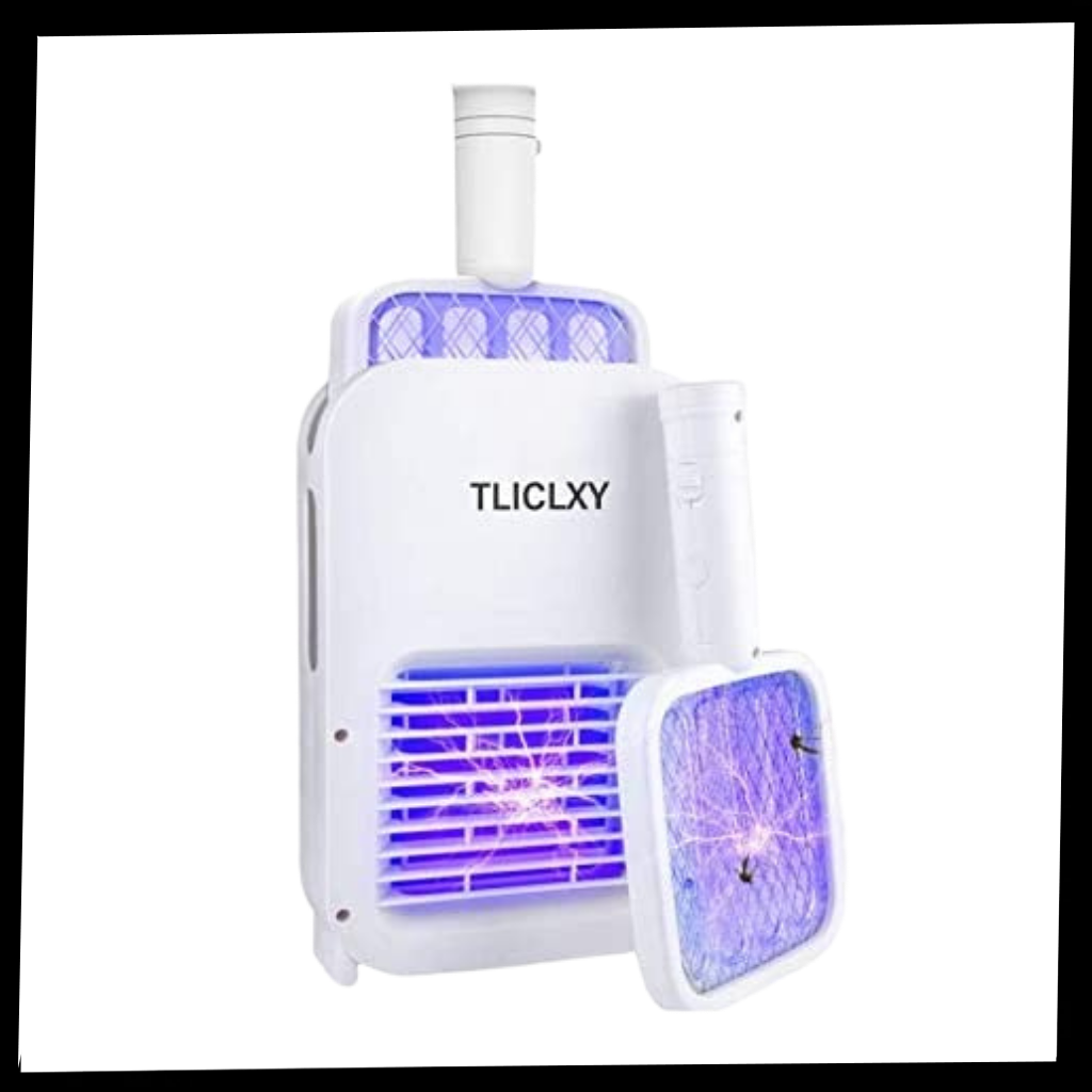 Lampe raquette électrique anti moustique rechargeable