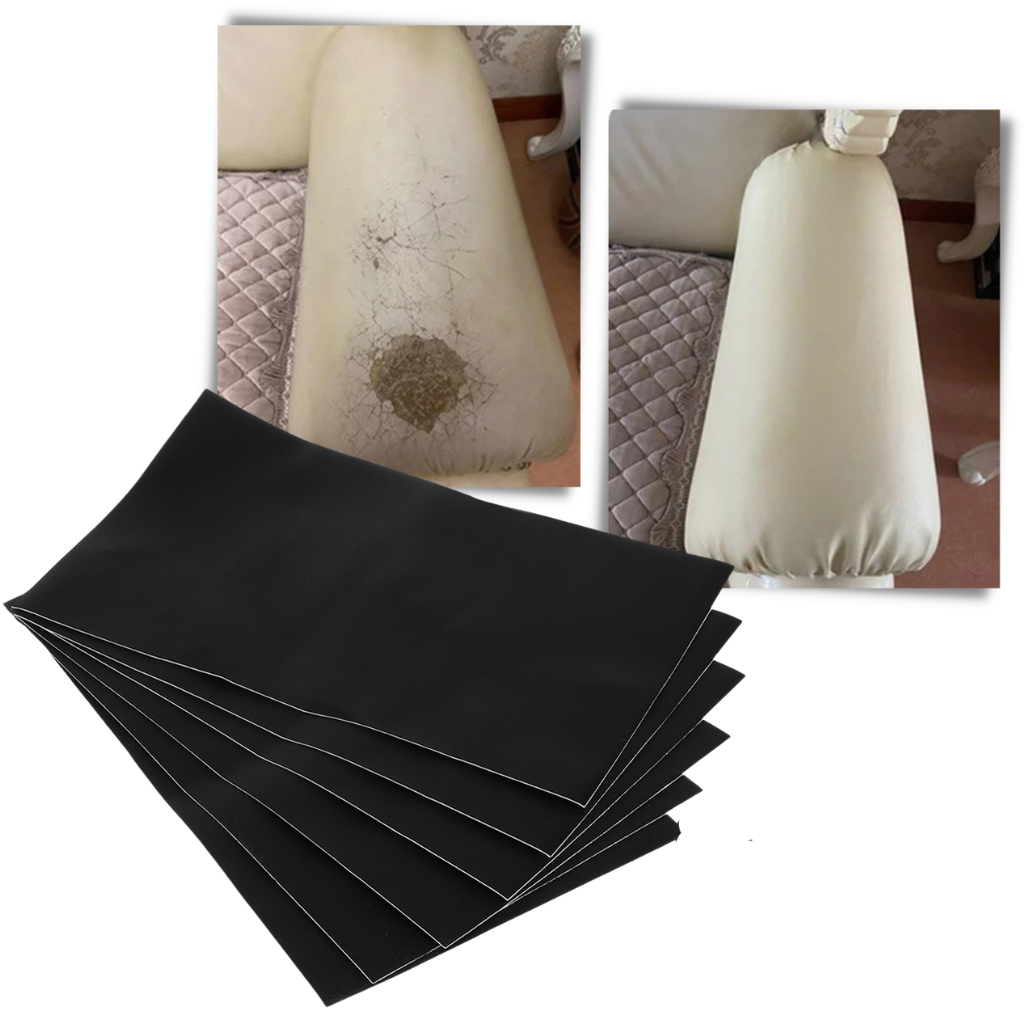 Patch de réparation en cuir auto-adhésif - Ozerty