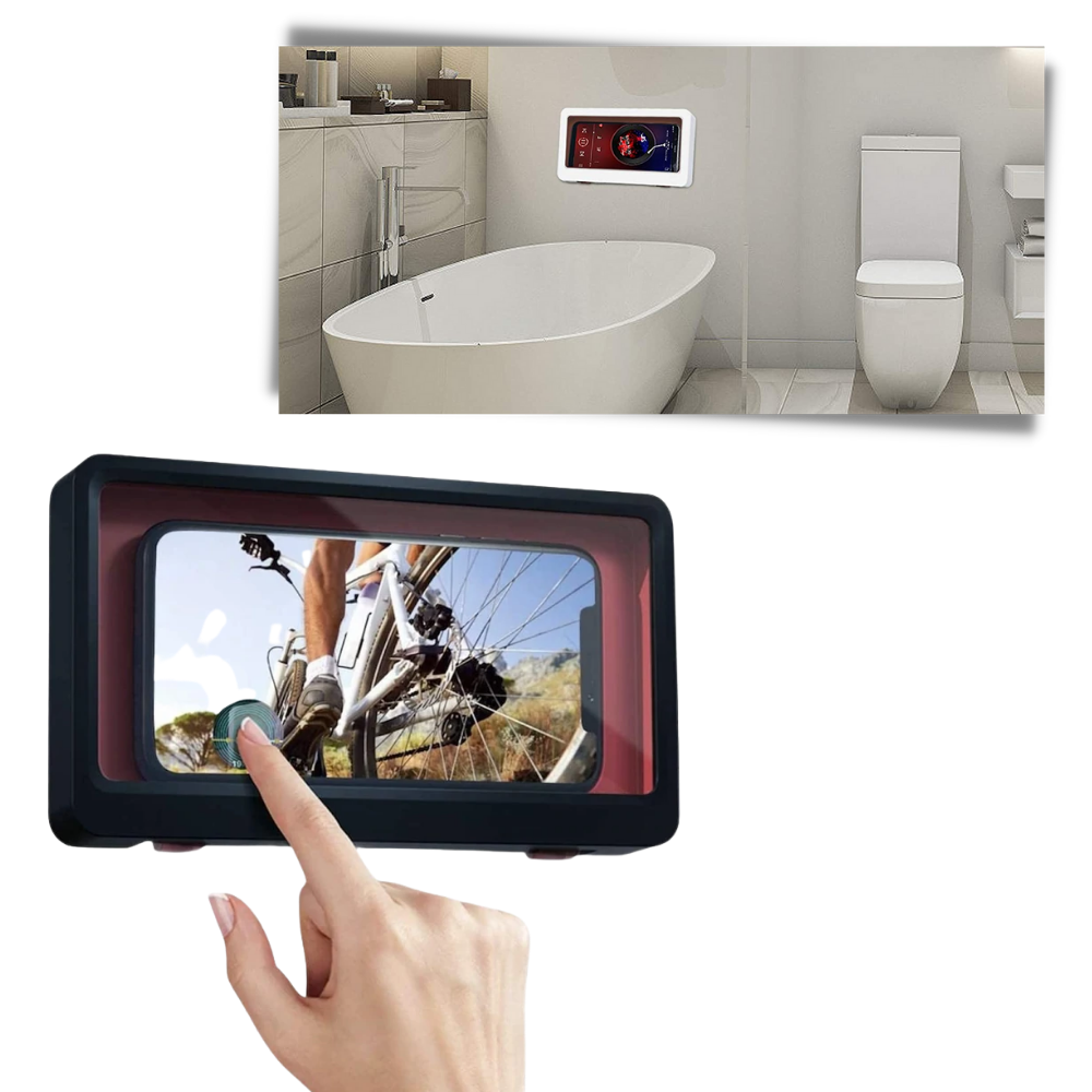 Étui à support mural étanche pour téléphone  - Ozerty