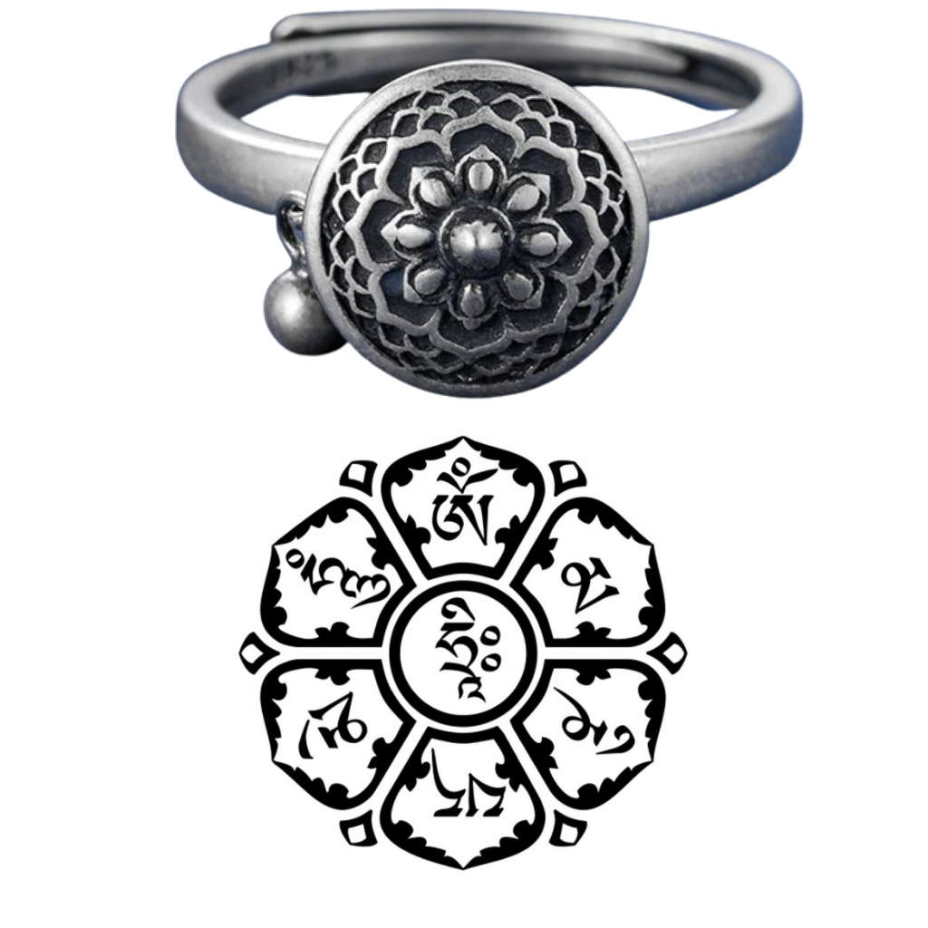 Bague pour femme avec mantra bouddhiste rotatif - Ozerty, Jouet spinner volant - Ozerty, Stylo à billes spinner - Ozerty
