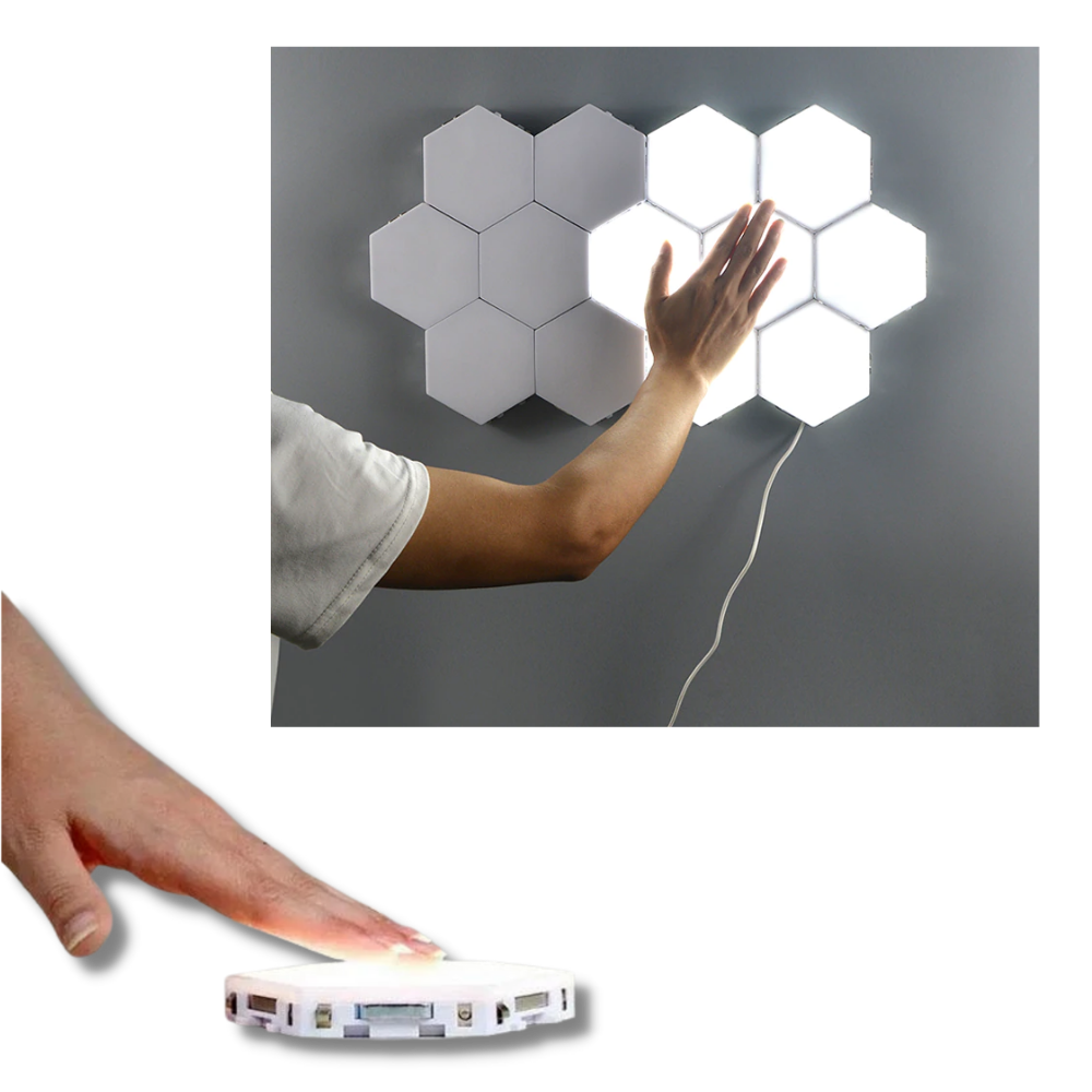 Lot de 3 lampes tactiles modulaires - Ozerty