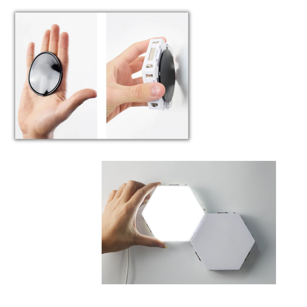 Lot de 3 lampes tactiles modulaires - Ozerty
