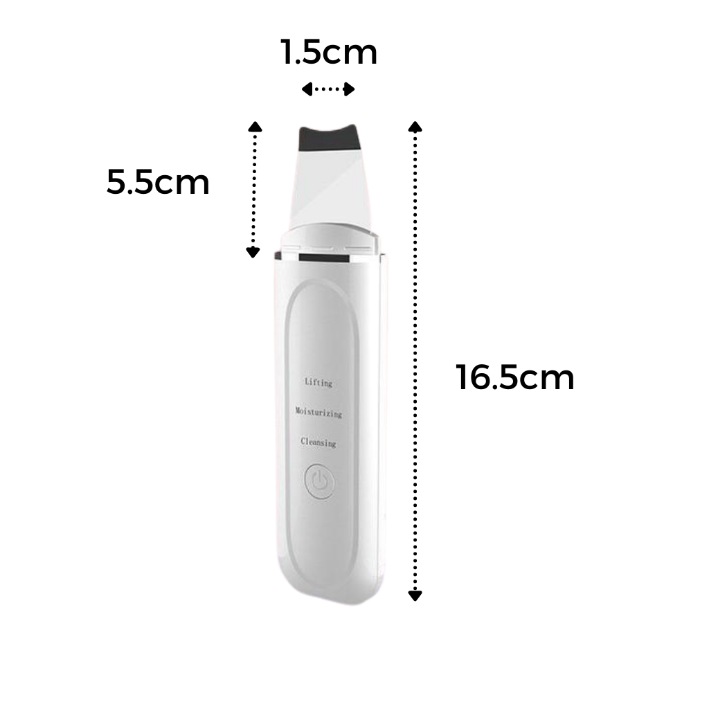 Spatule exfoliante ultrasonique pour le nettoyage en profondeur du visage - Ozerty