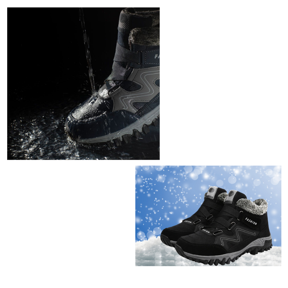 Bottes d'hiver en cuir - Ozerty