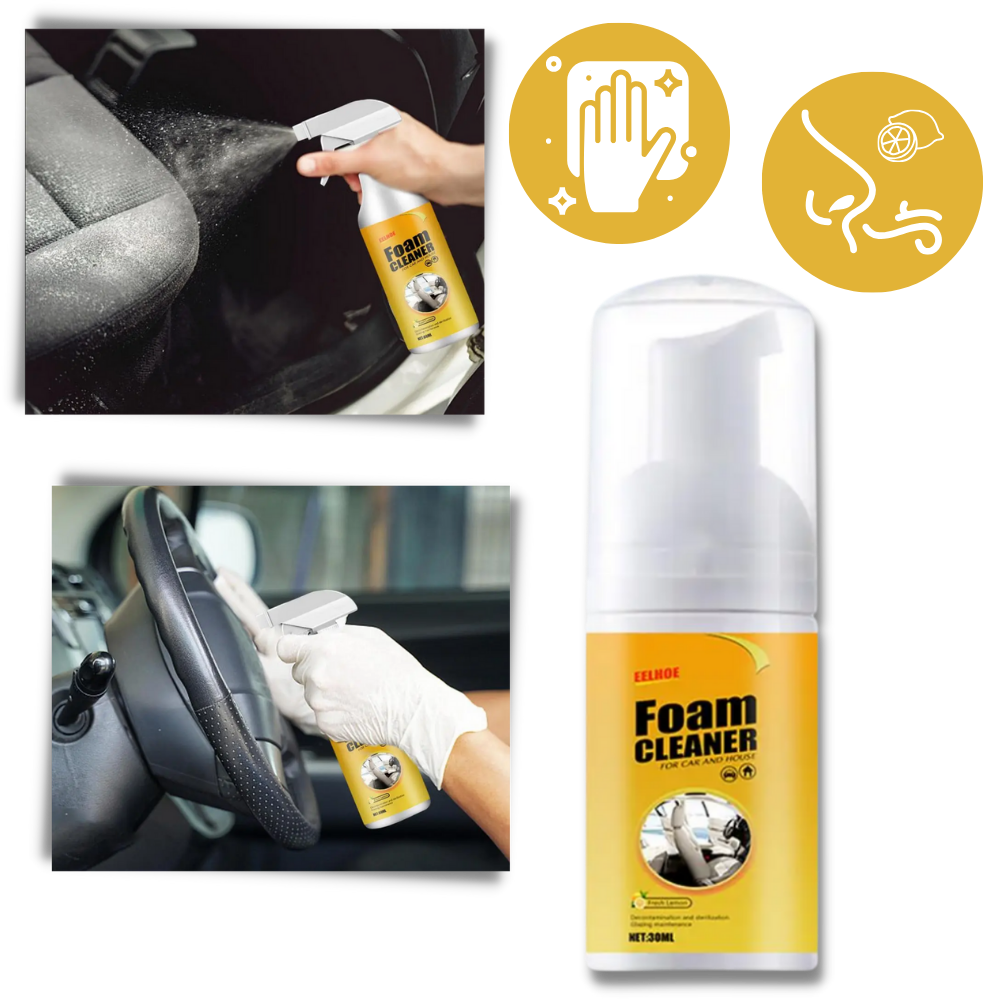 Mousse nettoyante pour voitures - Ozerty