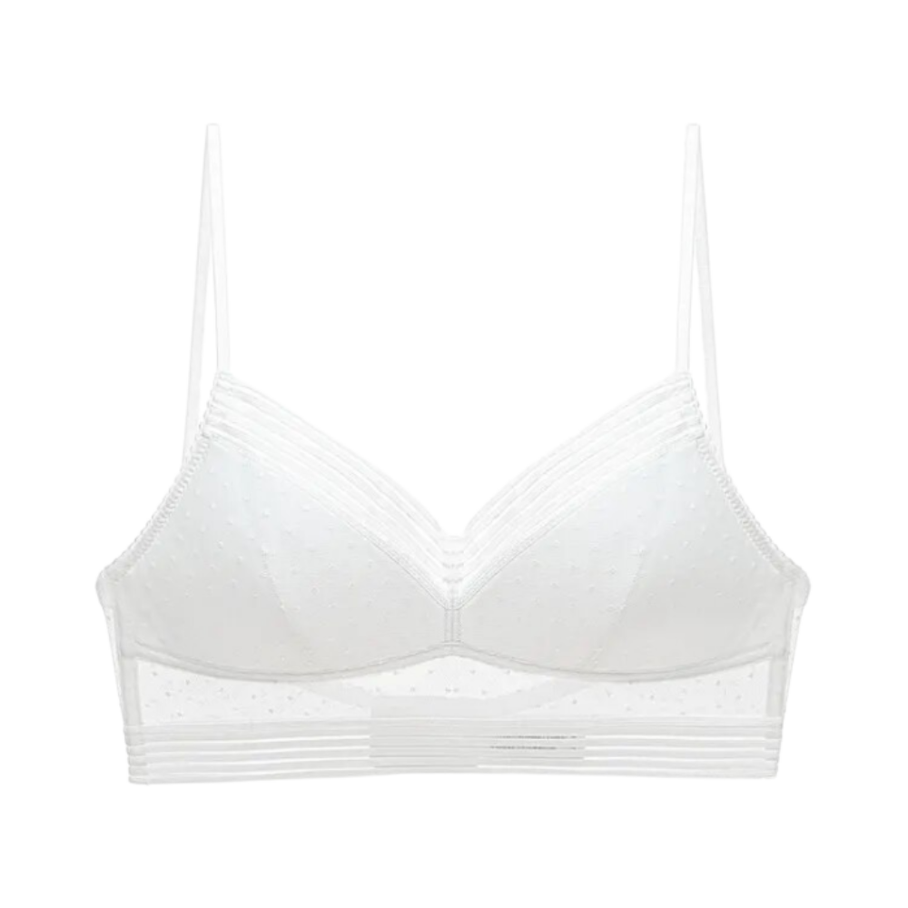 Soutien-gorge invisible en dentelle pour un style homogène -Blanc/SBlanc/MBlanc/LBlanc/XLBlanc/XXL - Ozerty