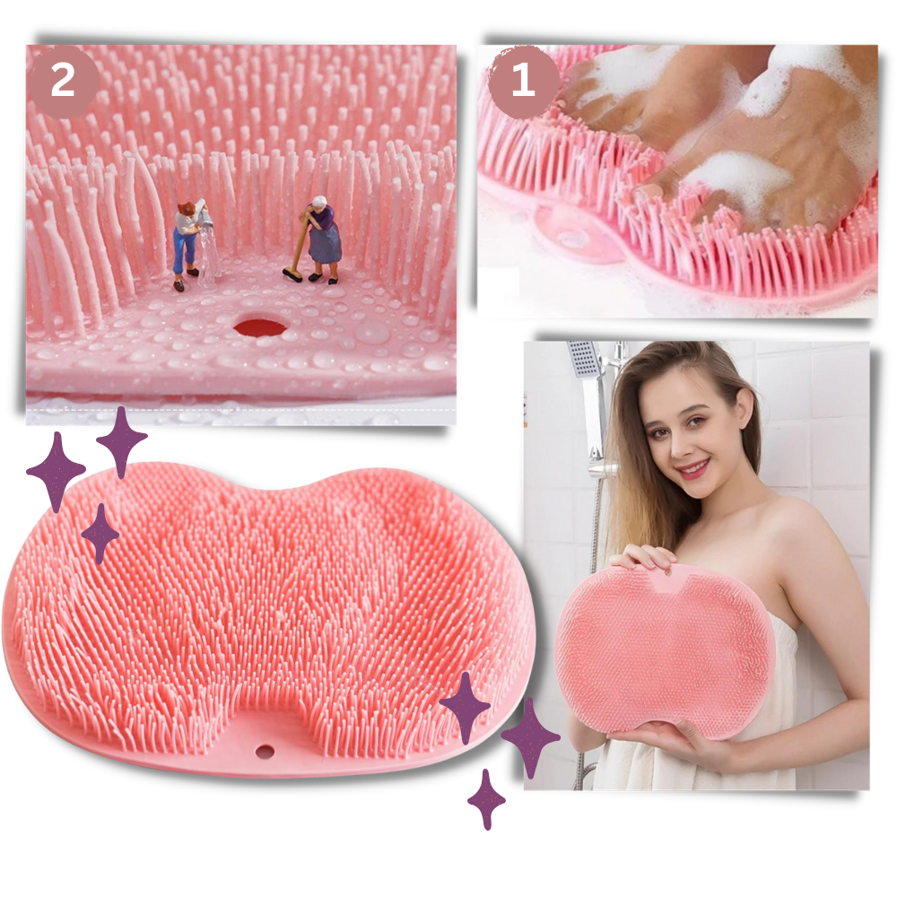 Brosse de douche relaxante pour le dos et les pieds

 - Ozerty