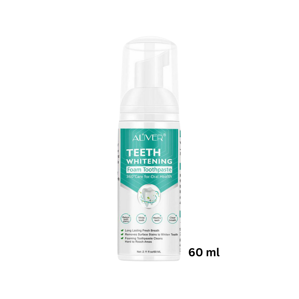 Mousse blanchissante pour les dents

 - Ozerty