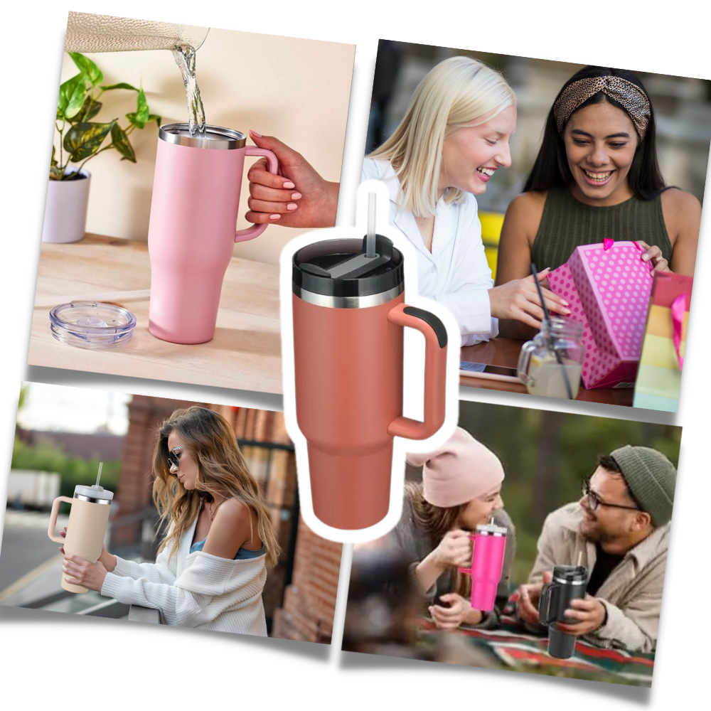 Mug Grande Capacité pour voiture avec Poignée - Ozerty