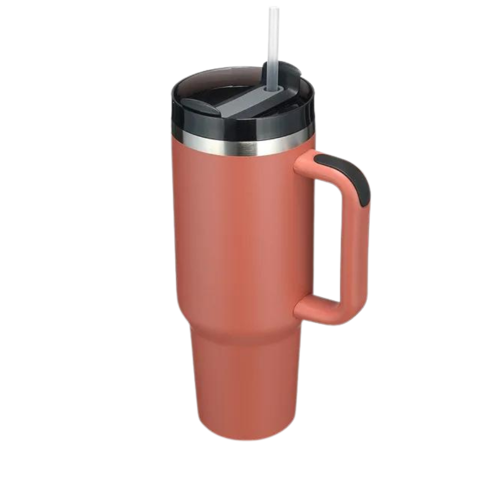 Mug Grande Capacité pour voiture avec Poignée -Rouille - Ozerty